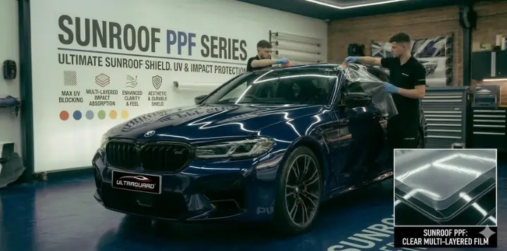 Sunroof PPF by Ultraguard