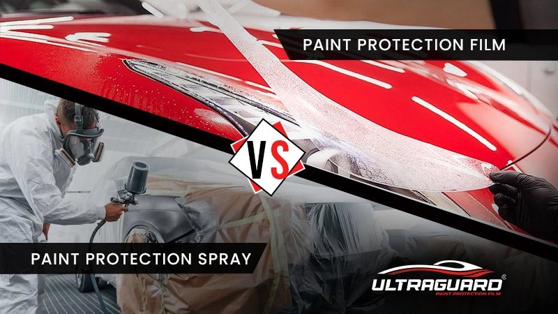Paint Protection Spray vs Paint Protection Film 