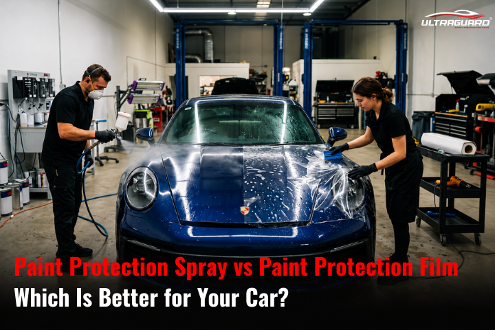 Paint Protection Spray vs Paint Protection Film