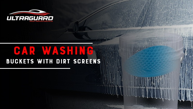 Car Washing Buckets With Dirt Screens