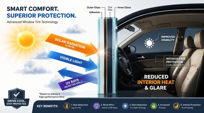 how does window tint work