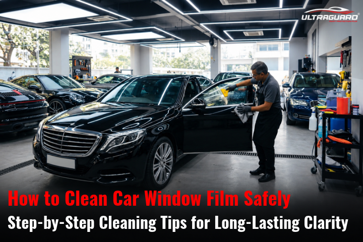 How to Clean Car Window Film Safely