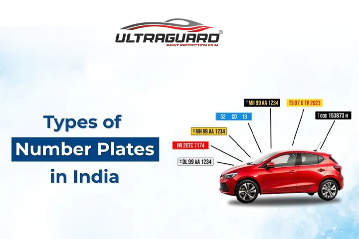 Types of number plates in India