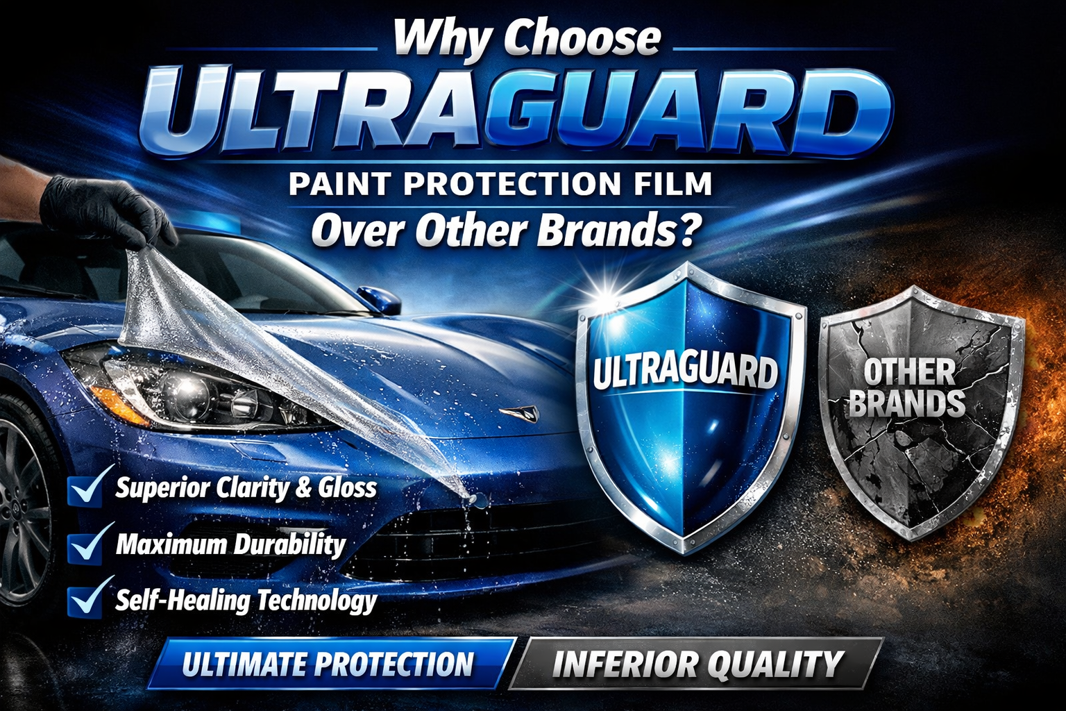 Why Choose Ultraguard Paint Protection Film Over Other Brands