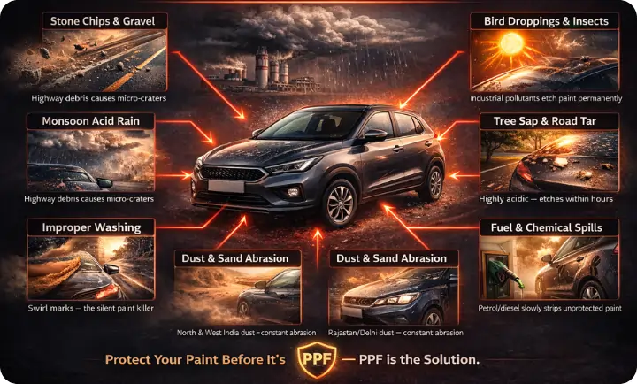 What Damages the Car Paint