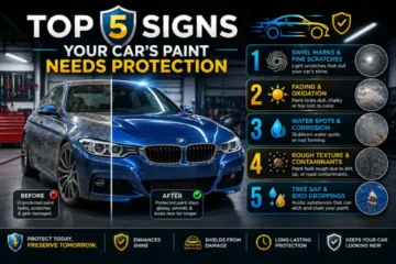 Top 5 signs your car paint needs protection