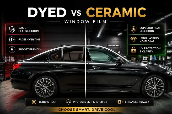 Dyed Window Film vs Ceramic Window Film