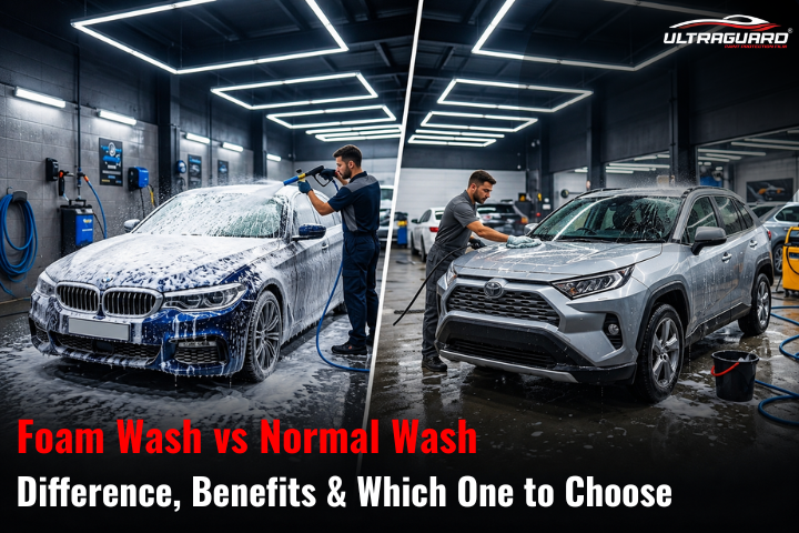 Foam Wash vs Normal Wash for car