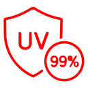 99% UV Protection